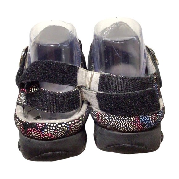 THERAFIT Mary Jane Clogs 37 Chloe Flower Adjustable Leather Floral Print 6.5 - 7 - Picture 5 of 8